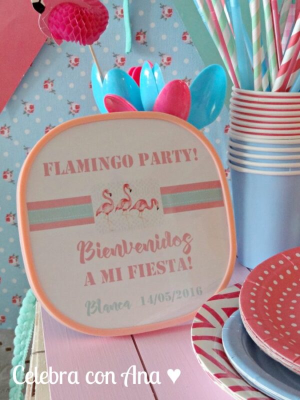 fiesta temática de flamencos