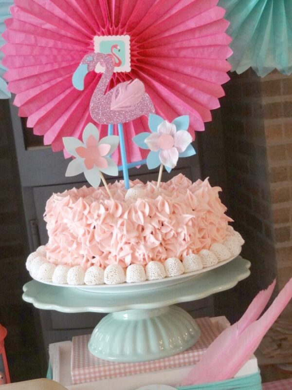 fiesta temática de flamencos