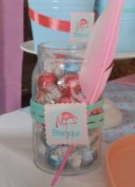 fiesta temática de flamencos