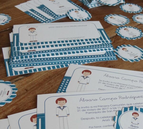 detalles comunión niño