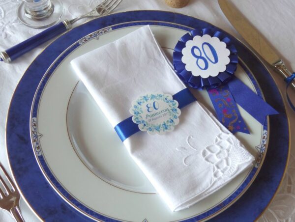 fiesta flores azules