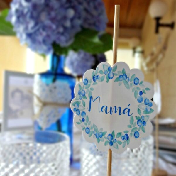 fiesta flores azules