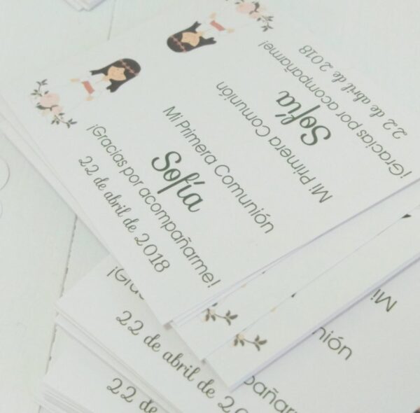 detalles comunión niña