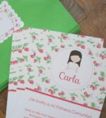 invitación comunión niña