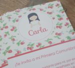 invitación comunión niña