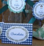 etiquetas comunión niño