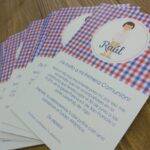 invitación comunión niño