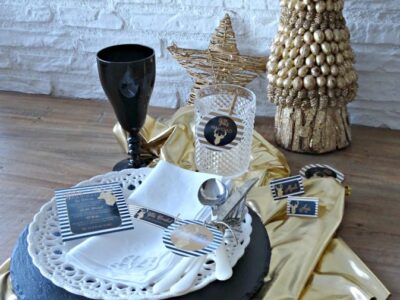 decorar la mesa de navidad