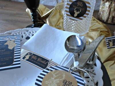 decorar la mesa de navidad