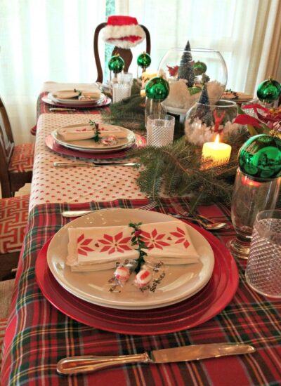 decorar mesa nochebuena