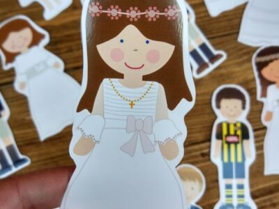 muñeca de comunión celebra con ana