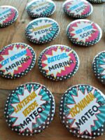 fiesta de súper héroes cómic