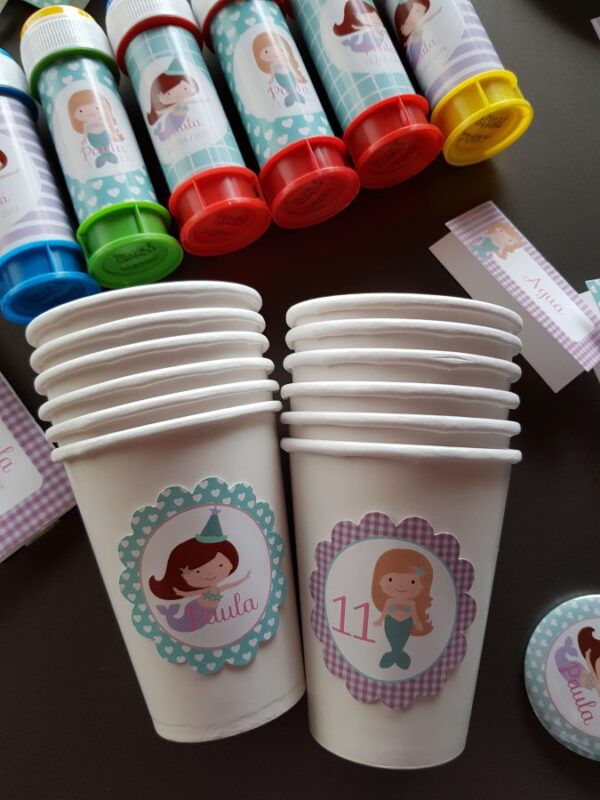 papelería fiesta sirenas