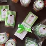 papelería comunión niño verde