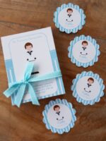 Kit Rayas Azul Celeste