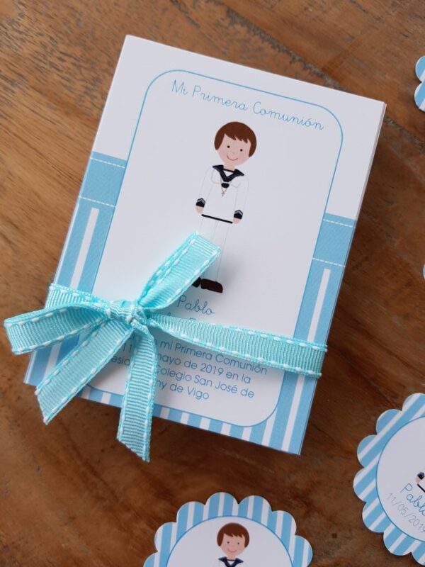 Kit Rayas Azul Celeste - Imagen 2