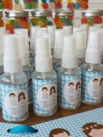 Kit Cuadros Vichy Azul Celeste - Imagen 2