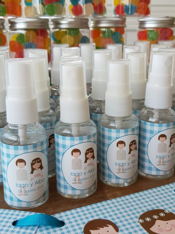 Kit Cuadros Vichy Azul Celeste - Imagen 2