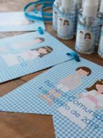 Kit Cuadros Vichy Azul Celeste