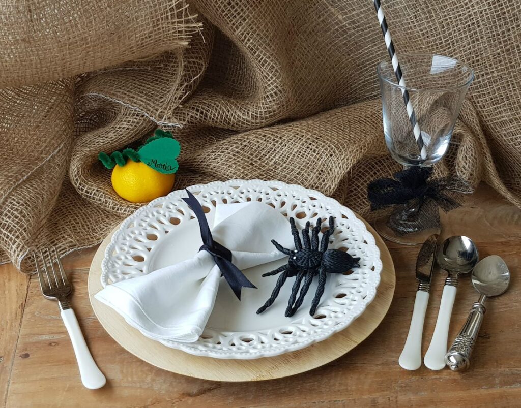 marcasitios halloween con mandarinas