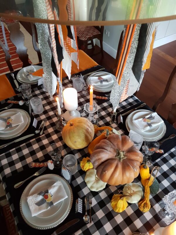 Fiesta calabazas y cuadros negros - Imagen 4