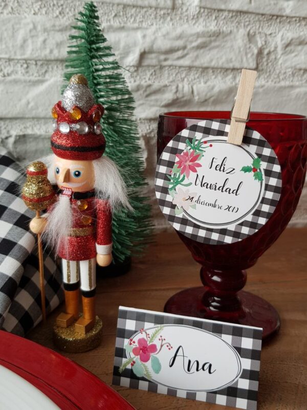 Imprimible mesa navidad