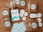 Kit con aro y flores mint