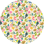 Lámina Inicial Flores Folk - Imagen 2