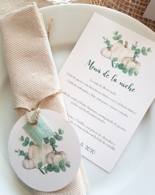 Fiesta Calabazas Blancas y Eucalipto - Imagen 6