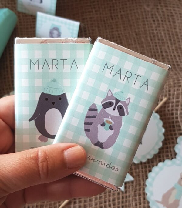 Chocolatinas personalizadas