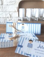 Kit Rayas azul claro