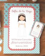 Kit Shabby flores turquesa y rosa - Imagen 2