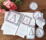 Kit Flores Liberty Rosa y Azul - Imagen 4