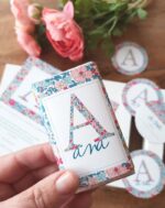 Kit Flores Liberty Rosa y Azul - Imagen 3