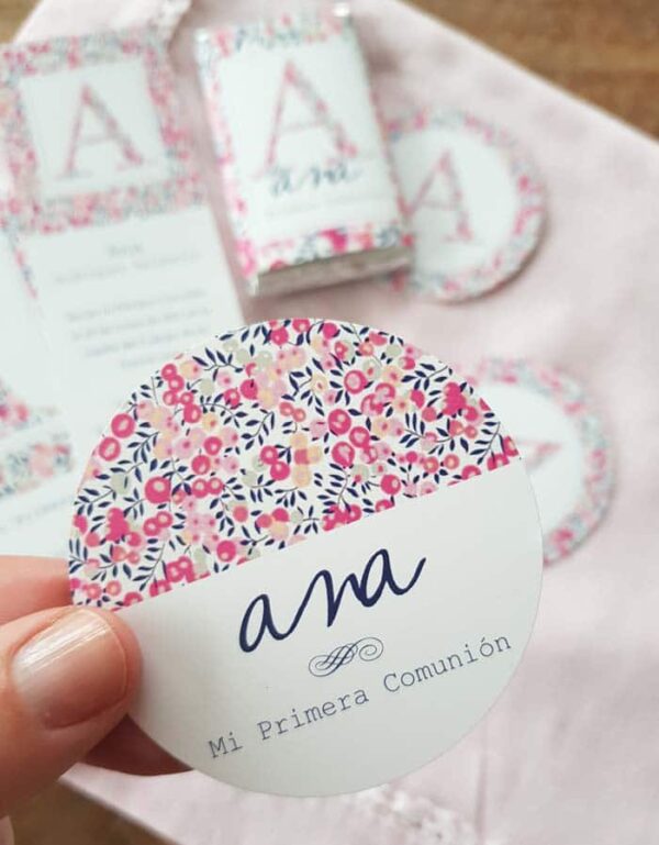 Kit Flores Liberty Rosa - Imagen 3
