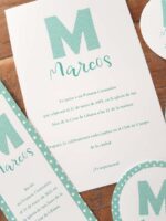Kit Mint con Lunares e Inicial - Imagen 2