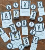 Bautizo Conejito Vichy Negro - Imagen 5