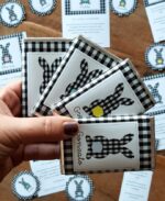 Bautizo Conejito Vichy Negro - Imagen 2