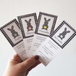 Bautizo Conejito Vichy Negro