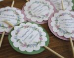 Fiesta Flores Lila y Verde - Imagen 4