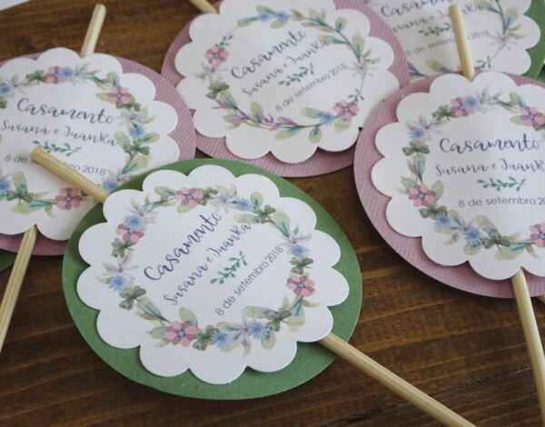 Fiesta Flores Lila y Verde - Imagen 4