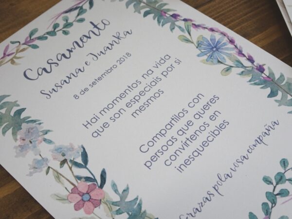 Fiesta Flores Lila y Verde - Imagen 5