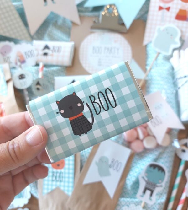 Kit halloween infantil o boo party
