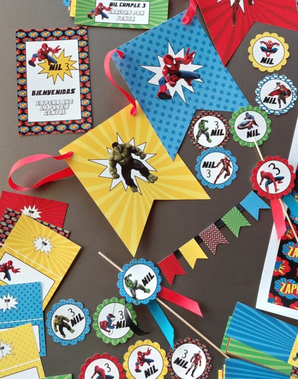 Kit fiesta Marvel
