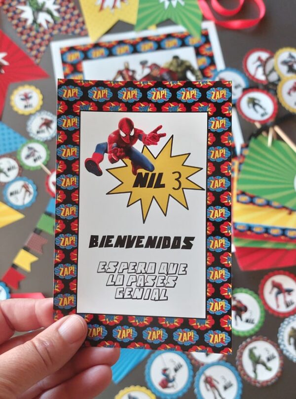 Kit fiesta Marvel