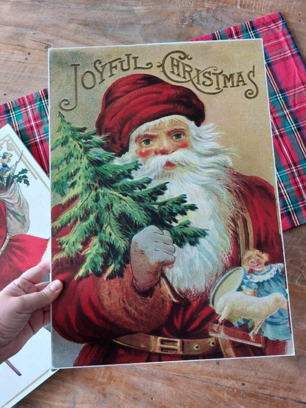 Cartel Navidad Vintage - Imagen 4