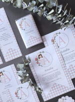 Kit Cuadros Vichy Rosa y Gris