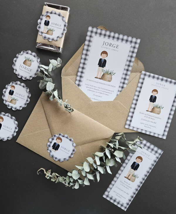 Kit Tartán Gris - Imagen 5