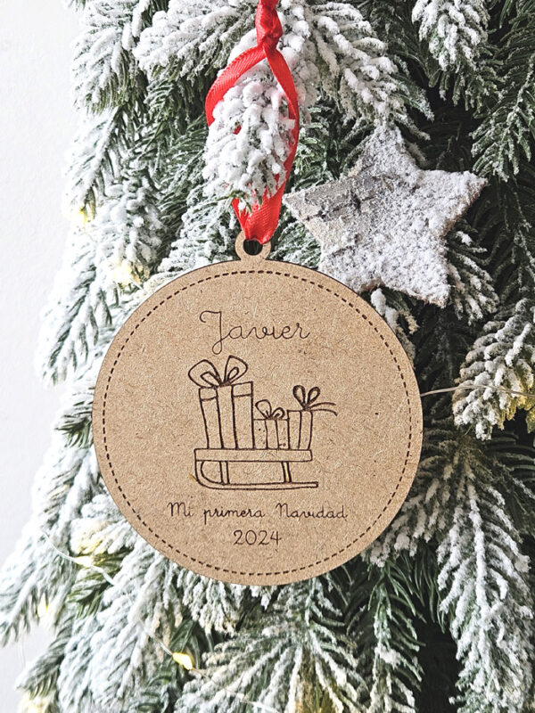 Adornos árbol primera Navidad - Imagen 2