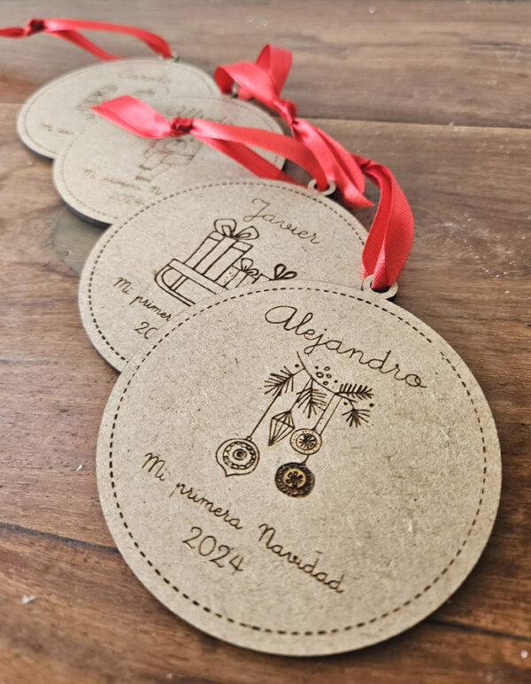 Adornos árbol primera Navidad - Imagen 6